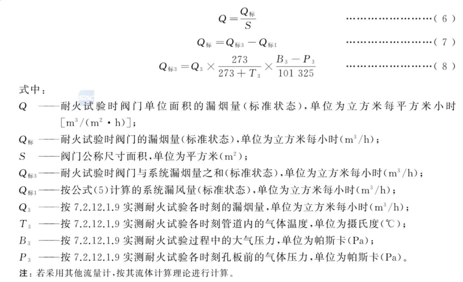 防火阀耐火性能试验方法