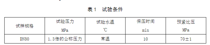 缠绕式垫片试验方法