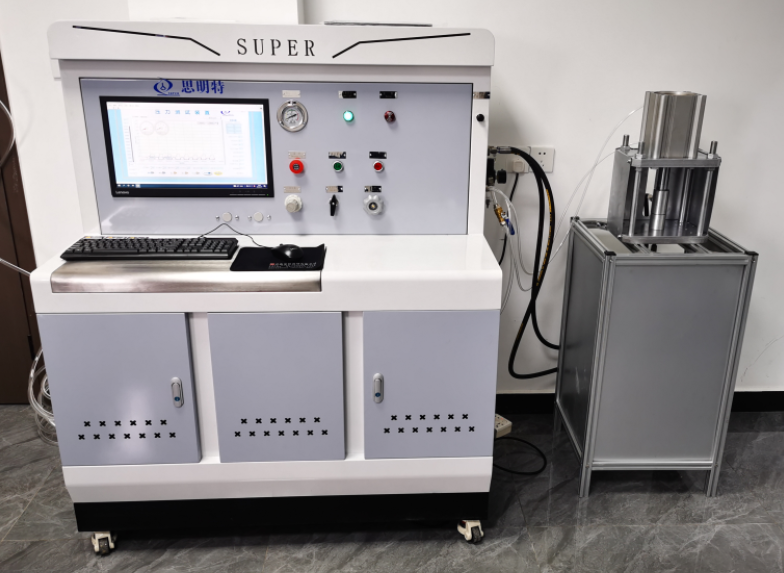 Battery casing pressure resistance testing bench
