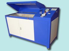 Hydrostatic testing machine for rubber hoses and steel pipes (manual control)