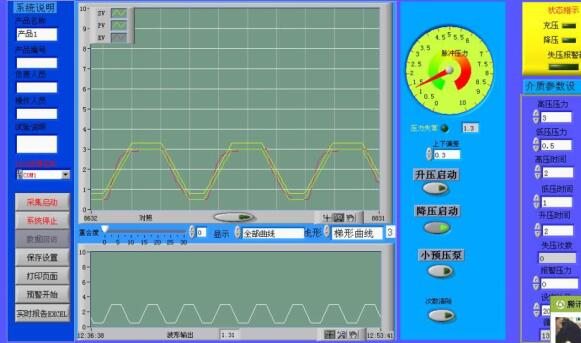 Fire Extinguisher Pressure Cycling Test Bench