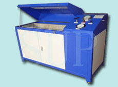 Pipe fitting burst testing machine